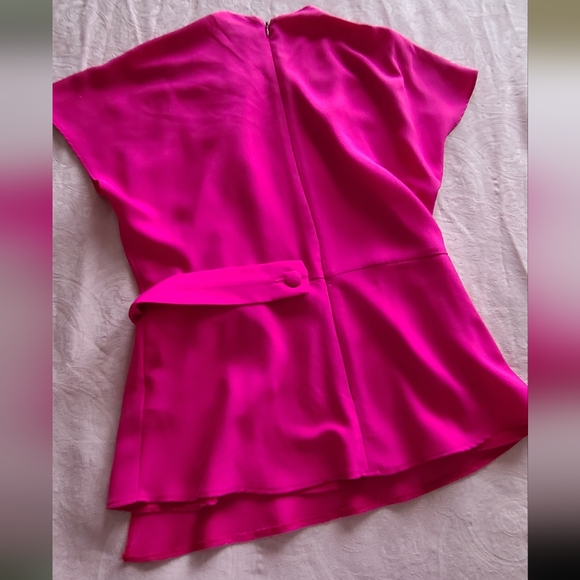 Topshop Wrap-Around Blouse - Picture 5 of 9